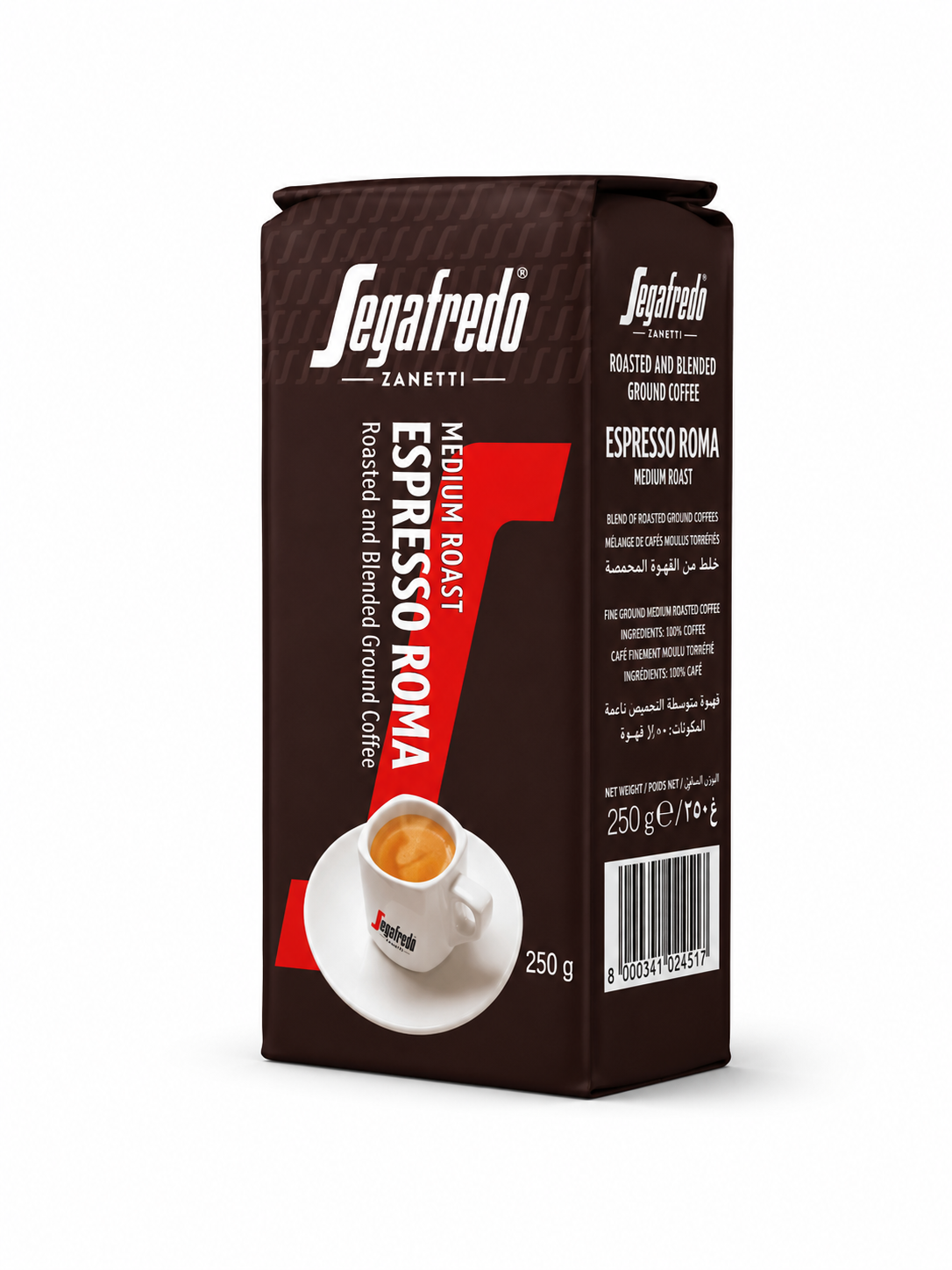 SEGAFREDO ESPRESSO ROMA GROUND ROASTED COFFEE 250G - Target Shop
