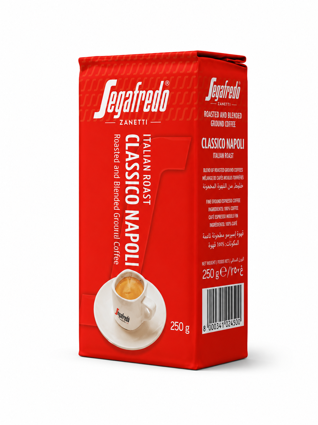 SEGAFREDO CLASSICO NAPOLI GROUND ROASTED COFFEE 250G - Target Shop