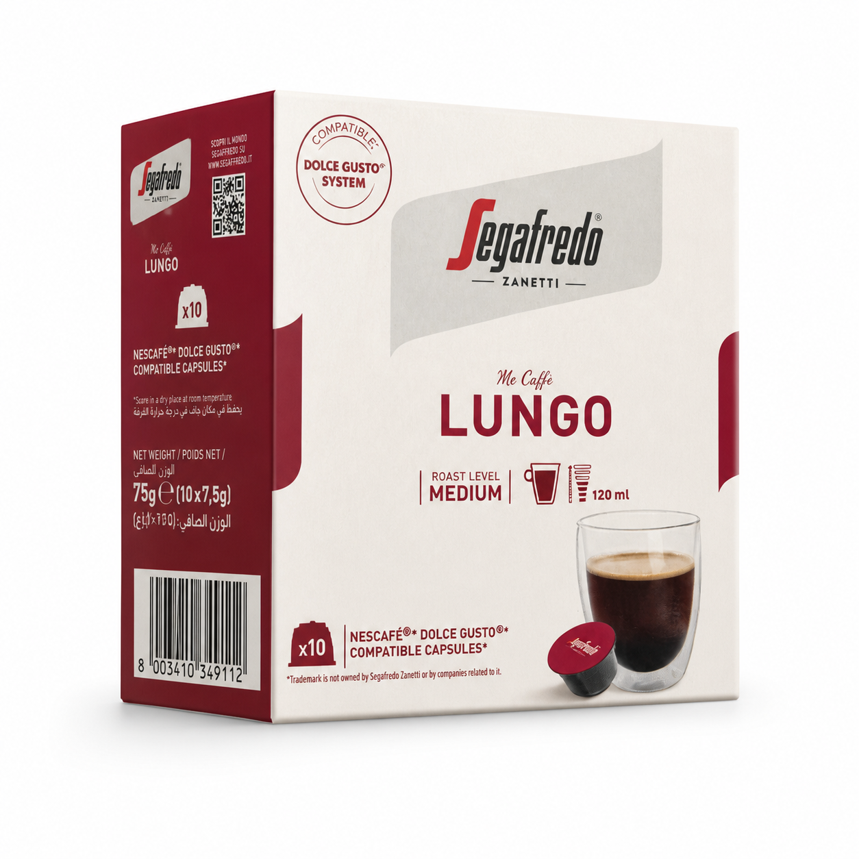 SEGAFREDO MIO Capsule LUNGO - Target Shop